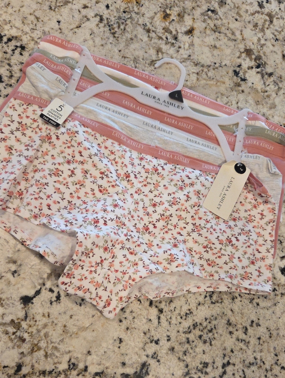 Laura Ashley Women's Floral Cotton Shorts - Variety Size Large